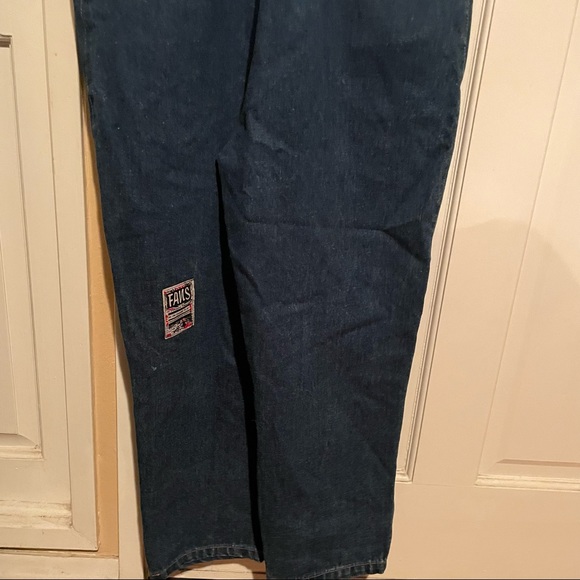 Vintage Valman 90s Overalls with patches - Picture 10 of 12